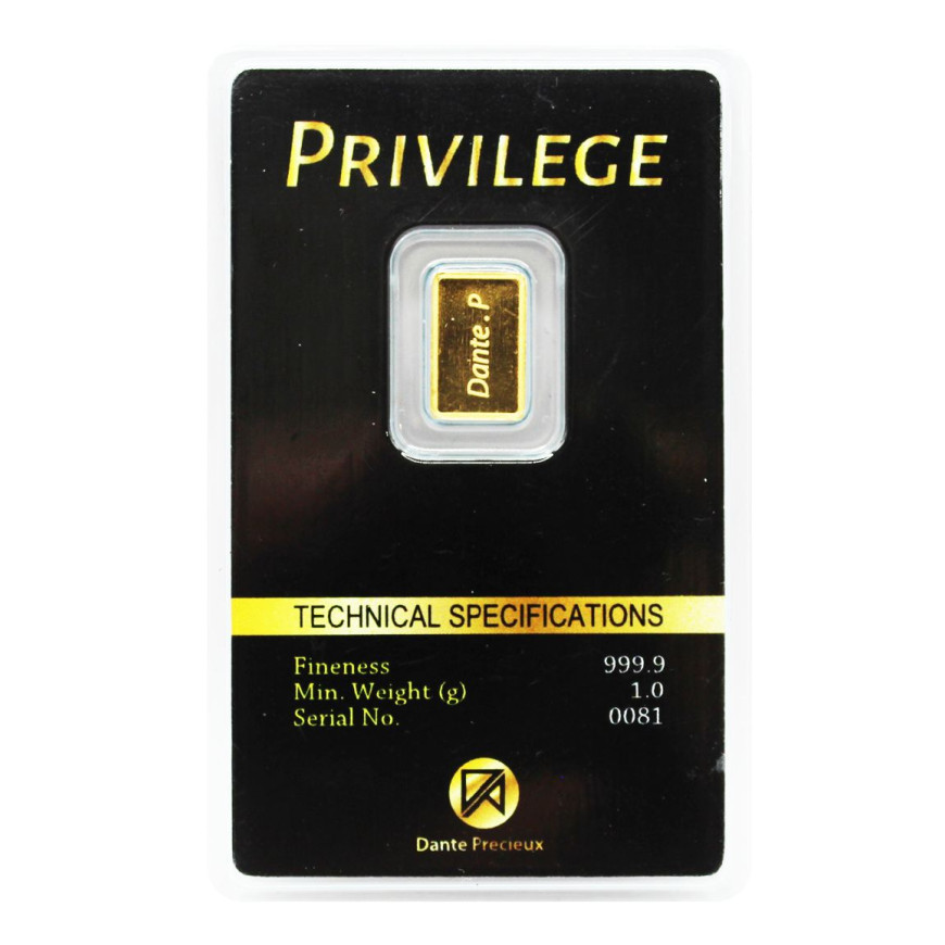DANTE PRECIEUX | PRIVILEGE | 1G GOLD 999.9