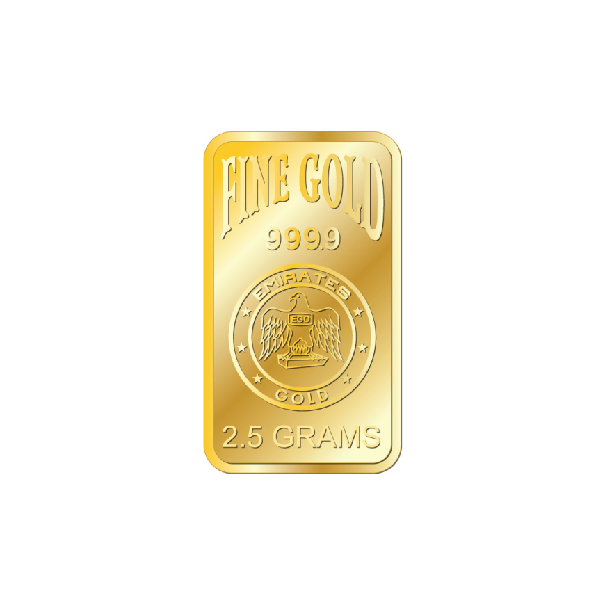 EMIRATES GOLD | VERSION ARGYLE | 2.5G GOLD 999.9
