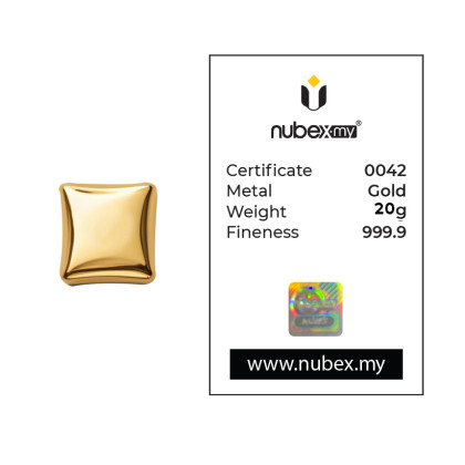 NUBEX | TAC TIC | VERSION 2 | CAST BAR | 20G GOLD 999.9