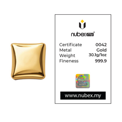 NUBEX | TAC TIC | VERSION 2 | CAST BAR | 1OZ GOLD 999.9