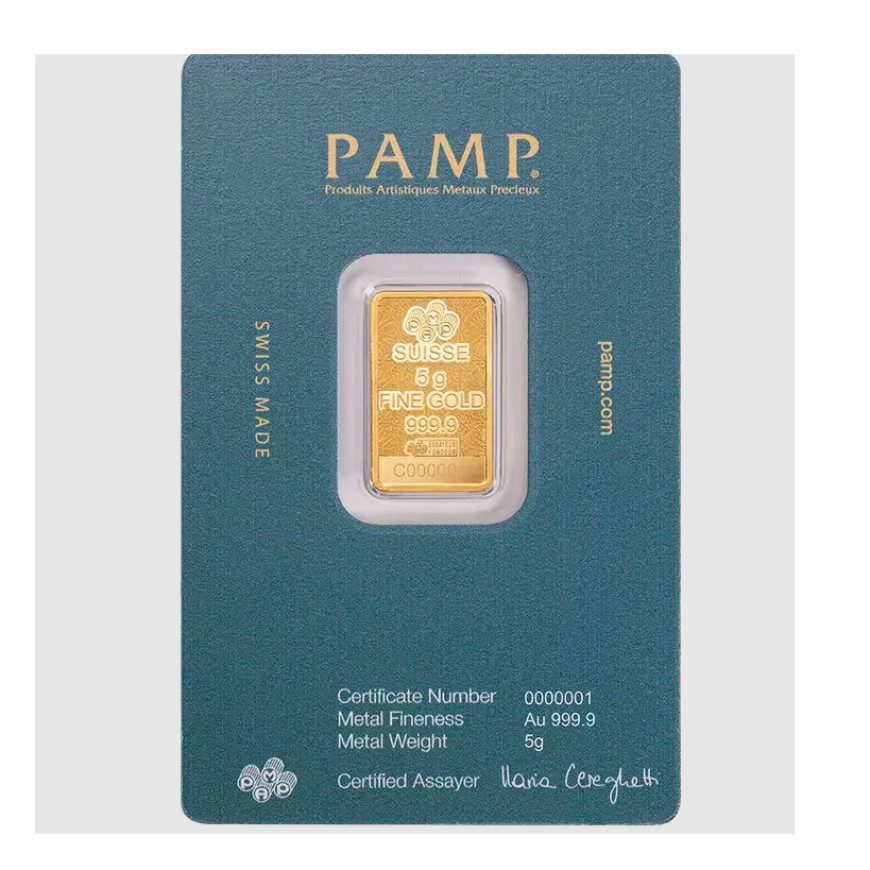 PAMP SUISSE | ARABIAN FALCON | 5G GOLD 999.9