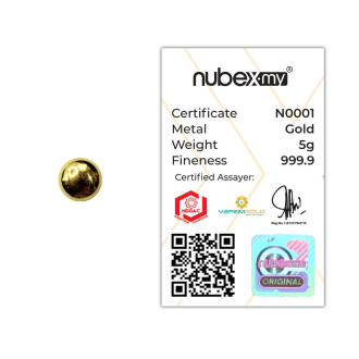 Nubex | tac tic | version 2 | cast bar | 5g gold 999.9