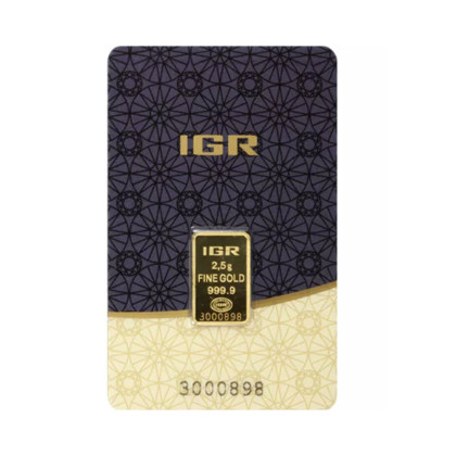 ISTANBUL GOLD REFINERY (IGR) | 2.5G GOLD 999.9