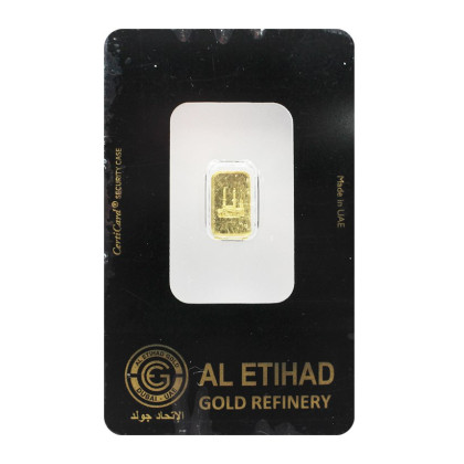 AL-ETIHAD | MECCA | 1G GOLD 999.9