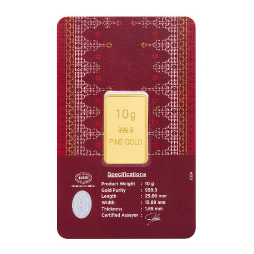 HABIB | IGR | SONGKET (RED) | 10G GOLD 999.9