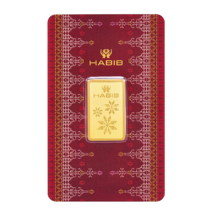 HABIB | IGR | SONGKET (RED) | 10G GOLD 999.9