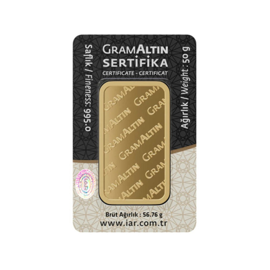 ISTANBUL ALTIN REFINERY | GRAMALTIN | 50G GOLD 995.0