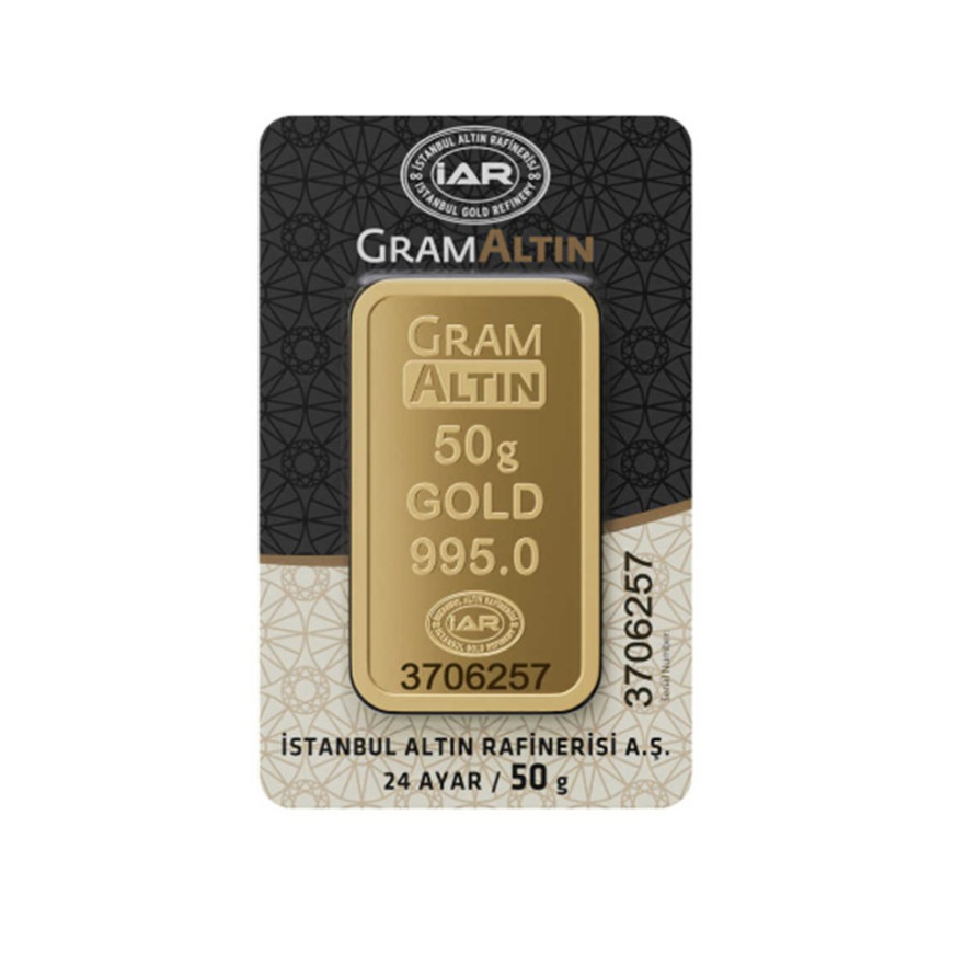 ISTANBUL ALTIN REFINERY | GRAMALTIN | 50G GOLD 995.0