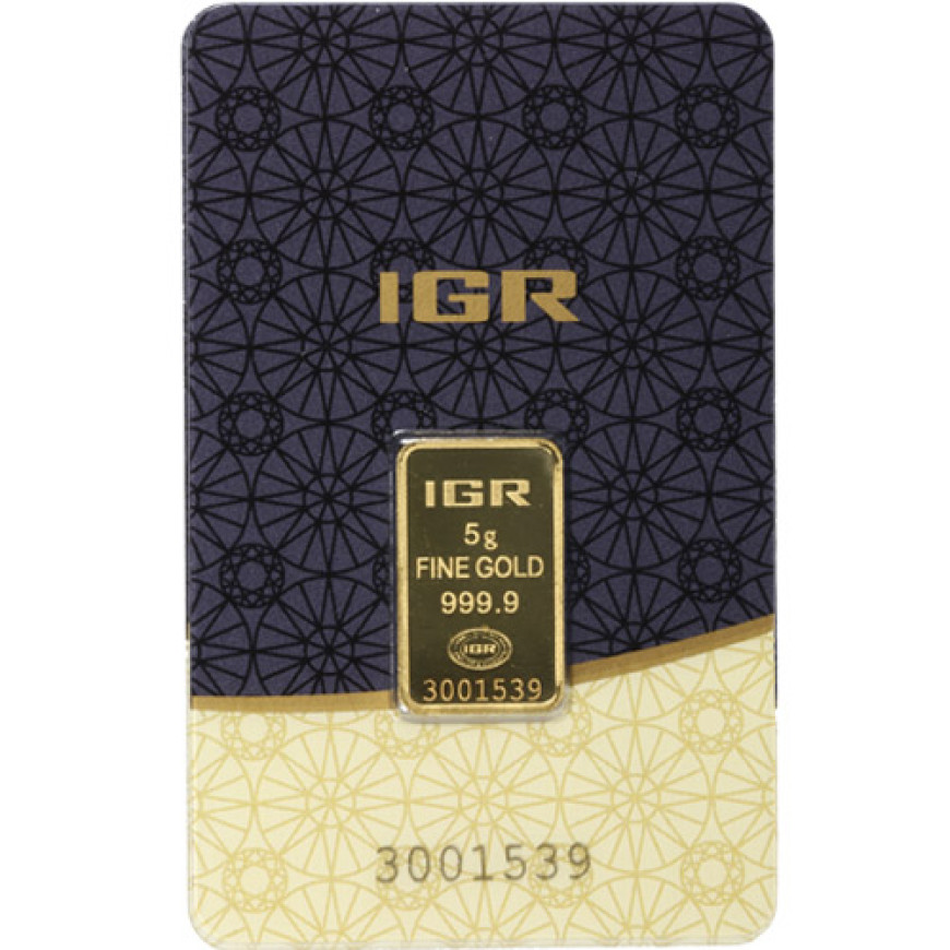 ISTANBUL GOLD REFINERY (IGR) | 5G GOLD 999.9