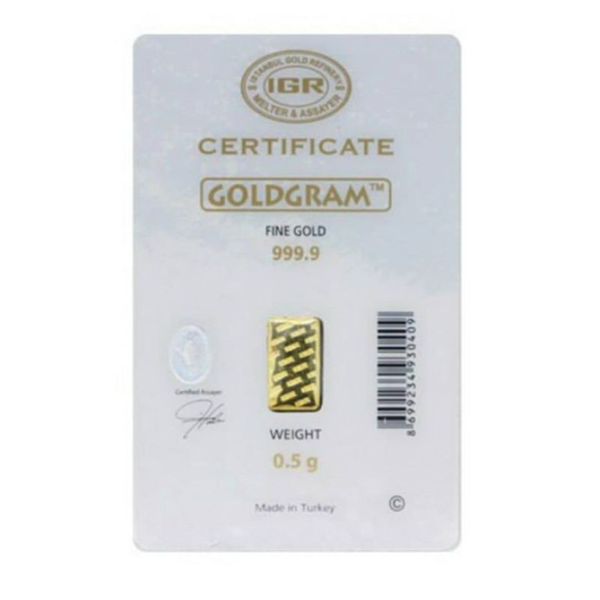 ISTANBUL GOLD REFINERY (IGR) | HAPPY HOLIDAYS | 0.5G GOLD 999.9