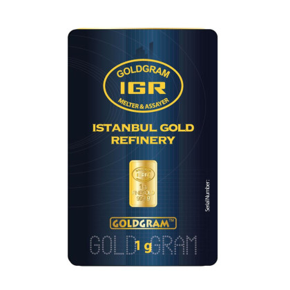 ISTANBUL GOLD REFINERY (IGR)| IN ASSAY | 1G GOLD 999.9