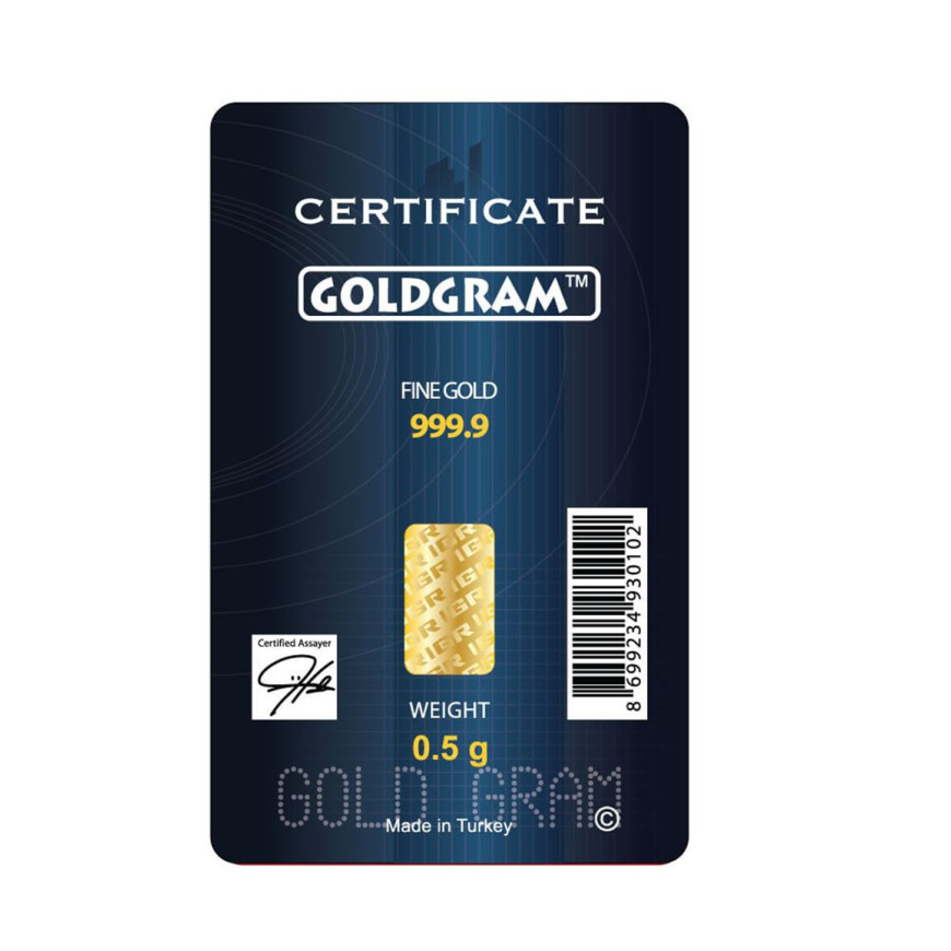 ISTANBUL GOLD RREFINERY (IGR) | IN ASSAY | 0.5G GOLD 999.9