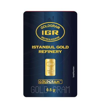 ISTANBUL GOLD RREFINERY (IGR) | IN ASSAY | 0.5G GOLD 999.9