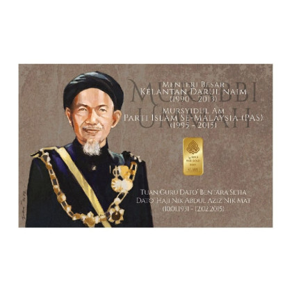 KAB GOLD | MURABBI UMMAH ( GREY CERT. ) | 1G GOLD 999.9