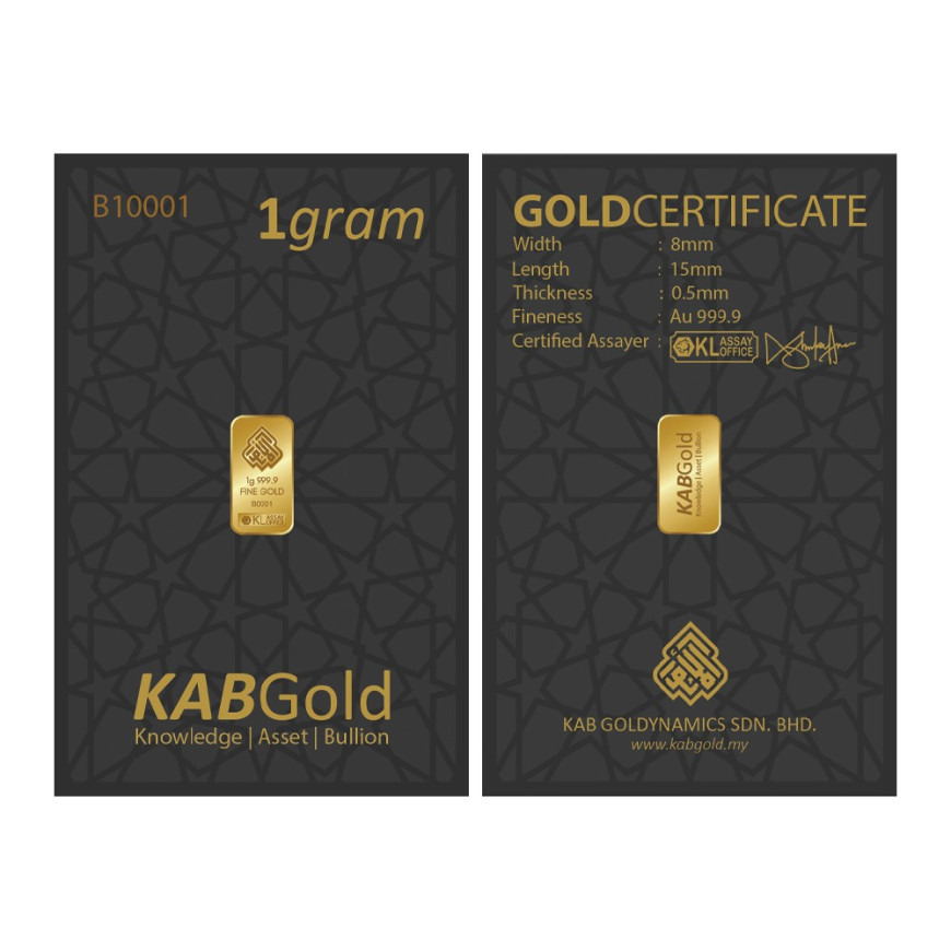 KAB GOLD | 1G GOLD 999.9