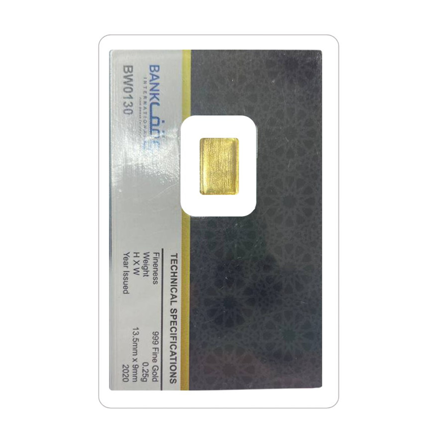 KASIH GOLD | BANK WAQAF | 0.25G GOLD 999.0