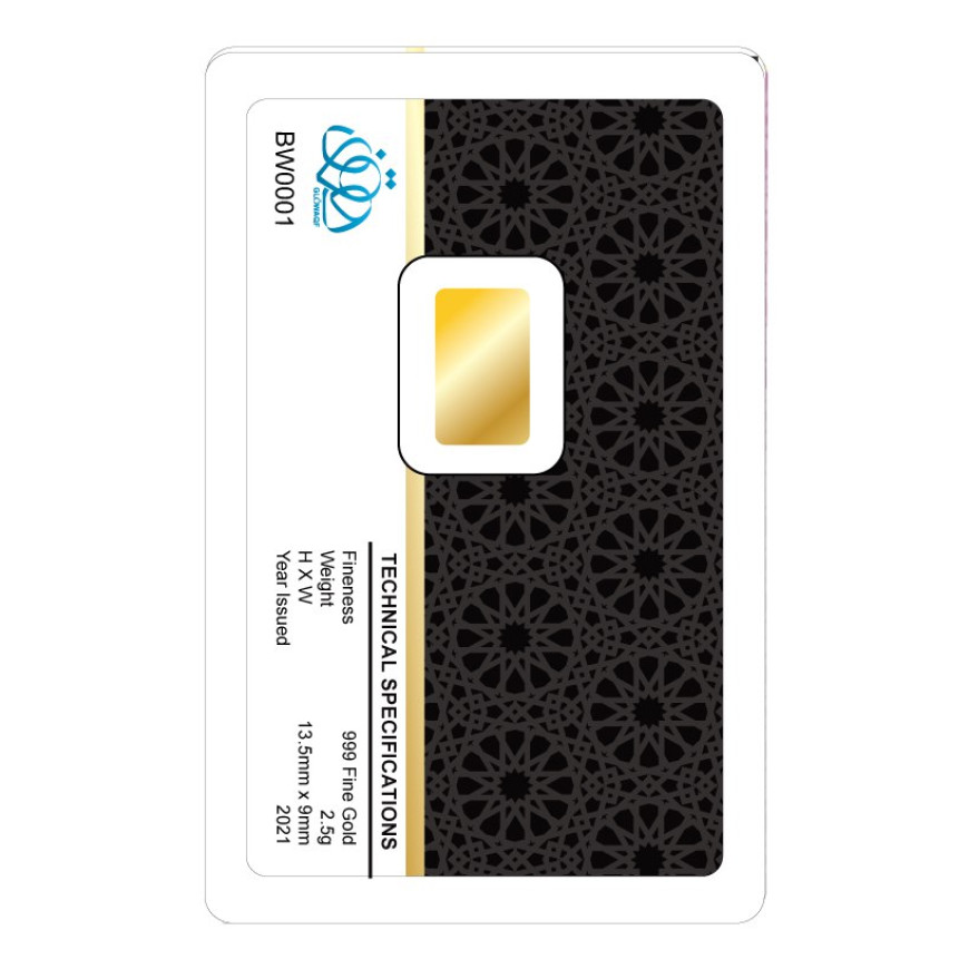 KASIH GOLD | BANK WAQAF | 2.5G GOLD 999.0