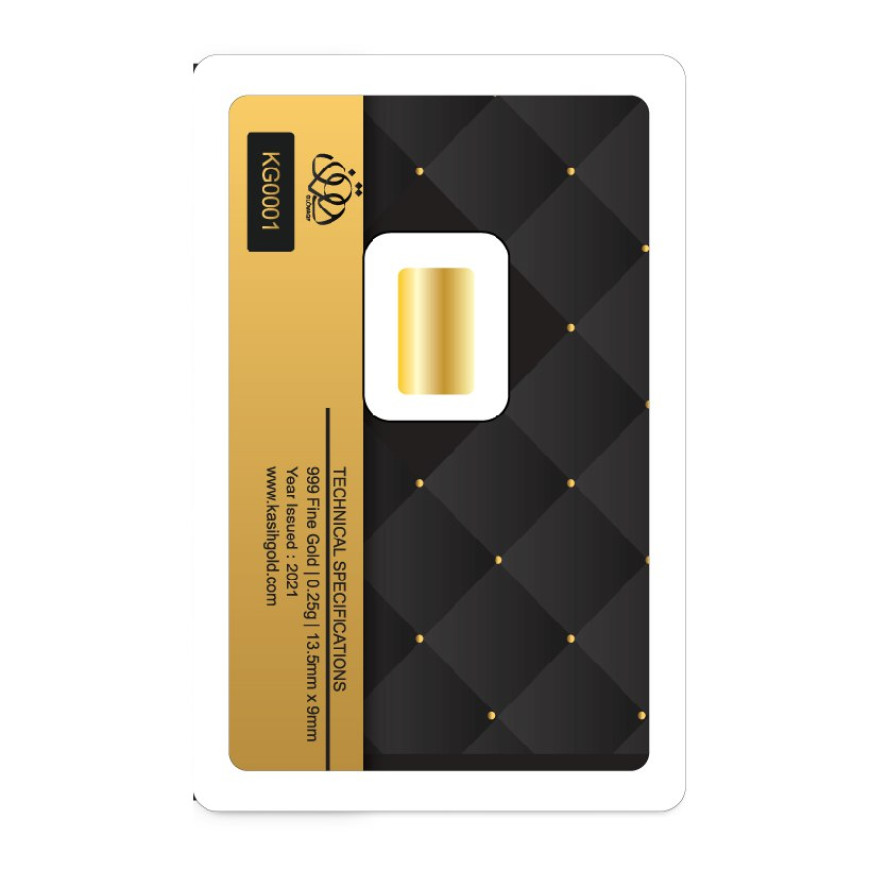 KASIH GOLD | THANK YOU | VER. 1 | 0.25G GOLD 999.0