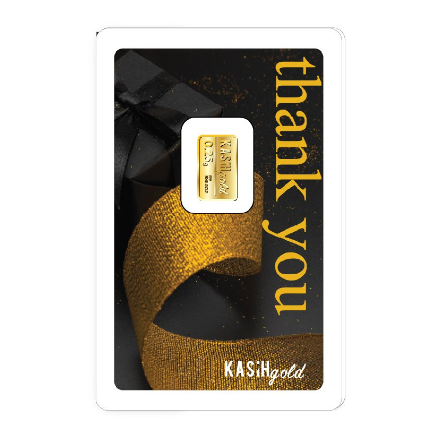 KASIH GOLD | THANK YOU | VER. 1 | 0.25G GOLD 999.0
