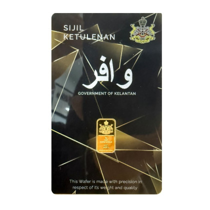 KELANTAN GOLD TRADE | 1G GOLD WAFER 999.0