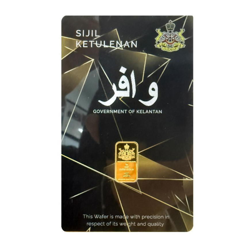KELANTAN GOLD TRADE | 1G GOLD WAFER 999.0