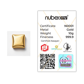 Nubex | tac tic | version 2 | cast bar | 10g gold 999.9