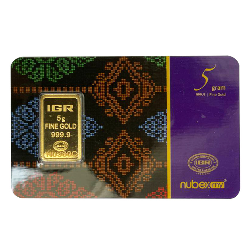 NUBEX X IGR-BATIK (VER. 2) 5G GOLD 999.9