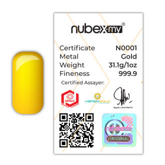 Nubex-tac tic-cast 1 oz gold 999.9