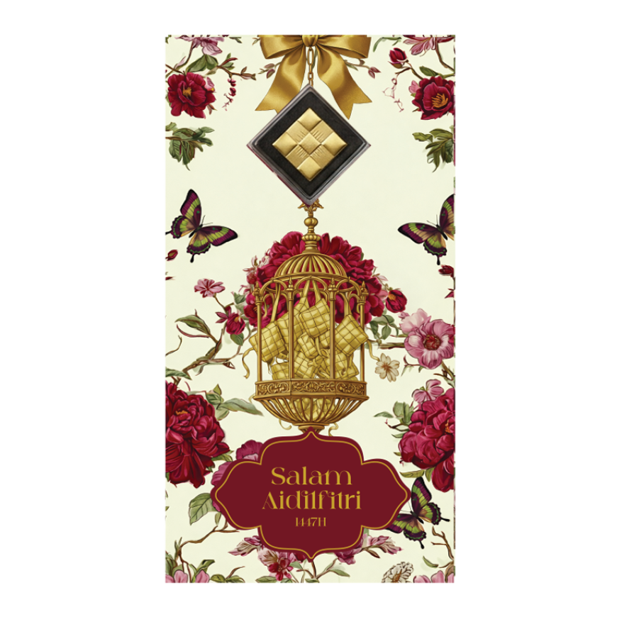 NUBEX | EID MUBARAK 1447H | KETUPAT EMAS | 0.1G GOLD 999.9