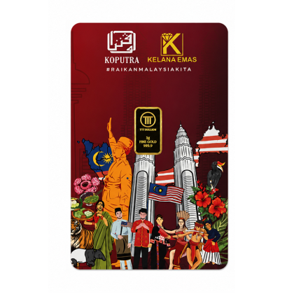 KOPUTRA | RAIKAN MALAYSIA KITA | 1G GOLD 999.9