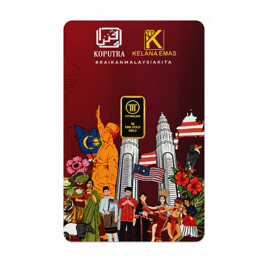 KOPUTRA | RAIKAN MALAYSIA KITA | 1G GOLD 999.9