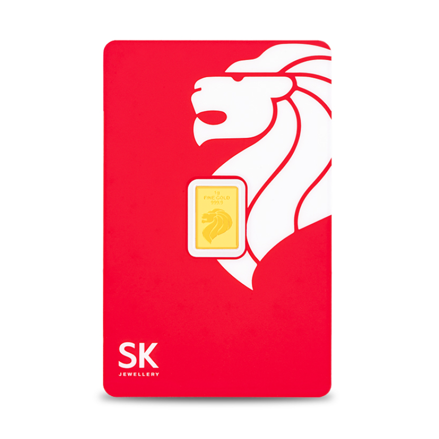 SK JEWELLERY | MERLION | 1G GOLD 999.9