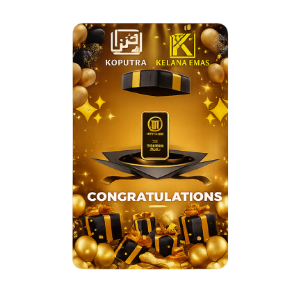 KOPUTRA | CONGRATULATIONS | 1G GOLD 999.9