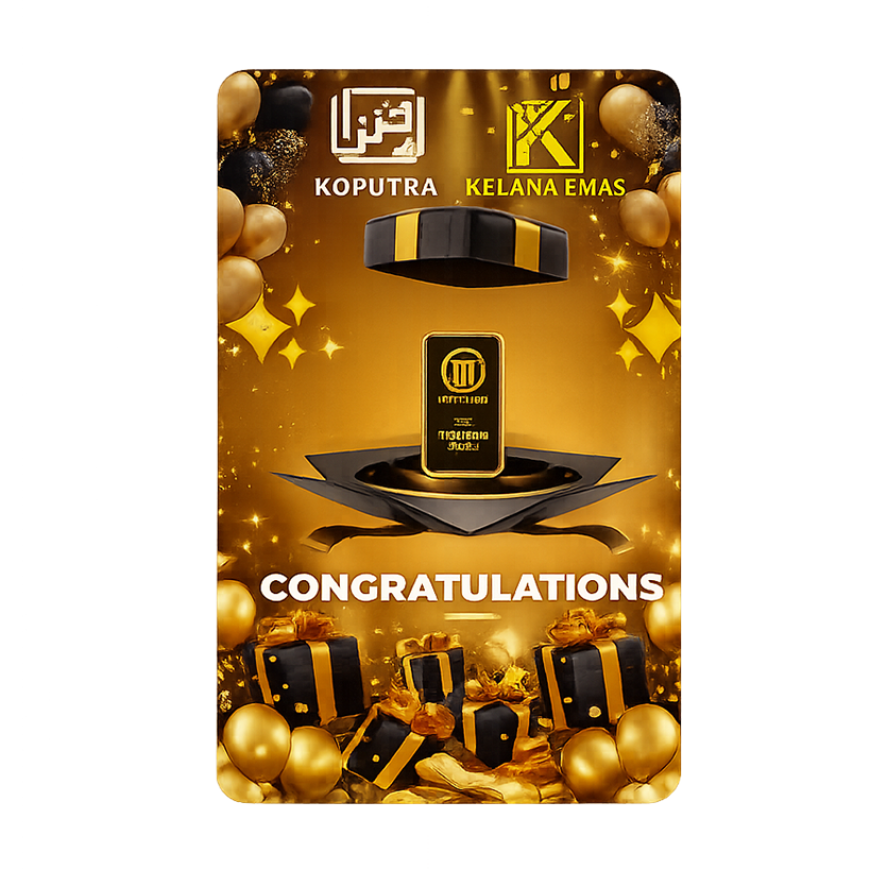 KOPUTRA | CONGRATULATIONS | 1G GOLD 999.9