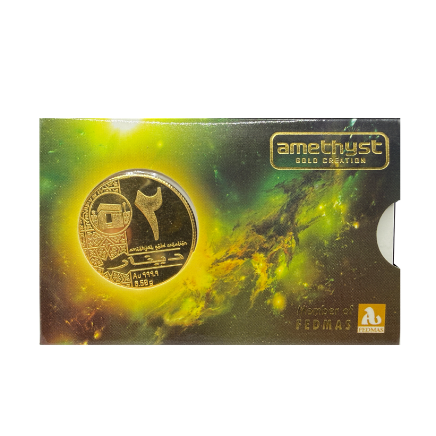 AMETHYST | VER. 2 | 2 DINAR GOLD 999