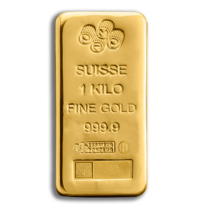 PAMP SUISSE | CAST BAR | QR | 1KG GOLD 999.9