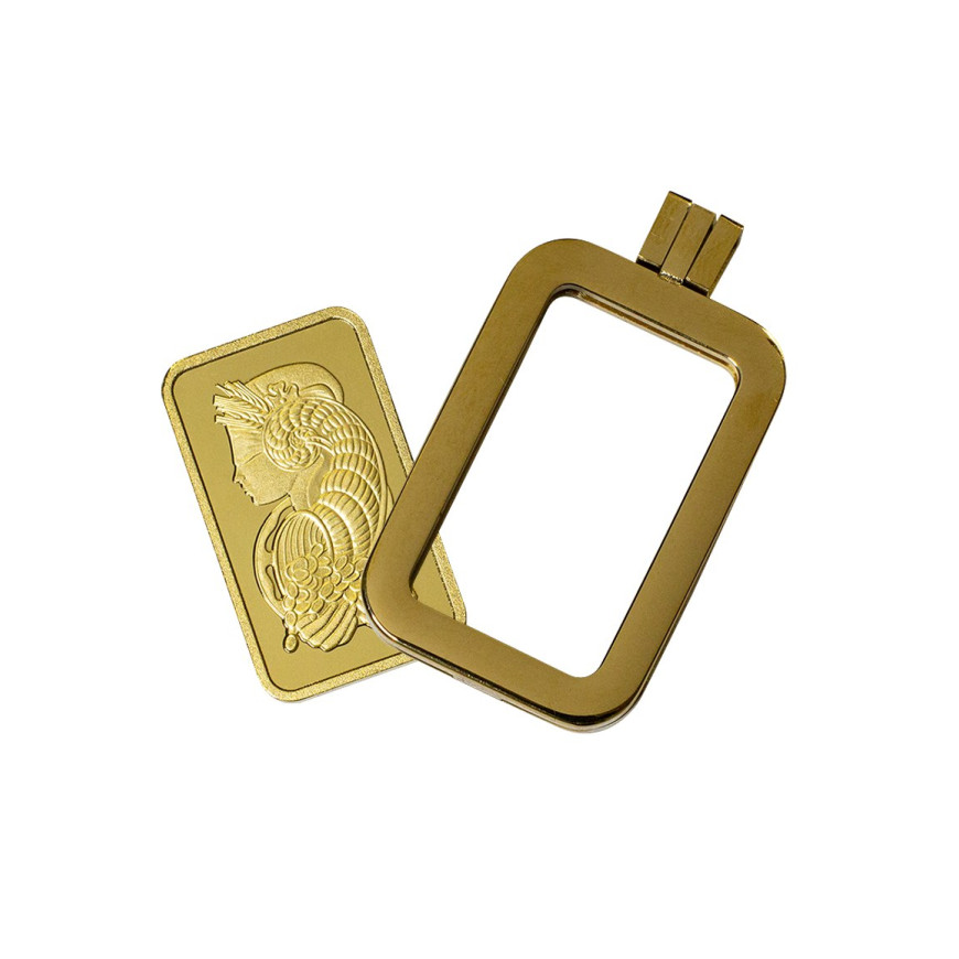 PAMP SUISSE | LADY FORTUNA WITH PENDANT FRAME | 10G GOLD 999.9