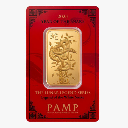 PAMP SUISSE | LUNAR 2025 | YEAR OF THE SNAKE | 1OZ GOLD 999.9