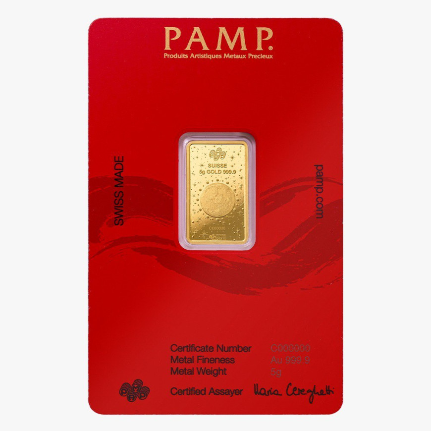 PAMP SUISSE | LUNAR 2025 | YEAR OF THE SNAKE | 5G GOLD 999.9