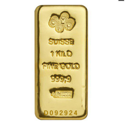 PAMP SUISSE | CAST BAR | 1KG GOLD 999.9