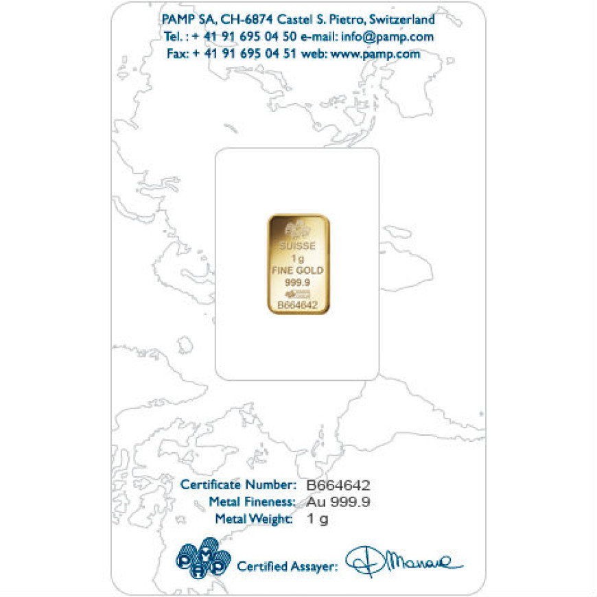 PAMP SUISSE | LADY FORTUNA  | 1G GOLD 999.9
