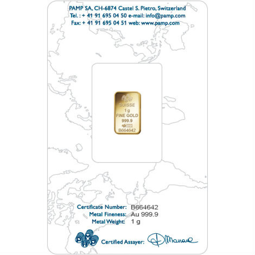 PAMP SUISSE | LADY FORTUNA | 1G GOLD 999.9