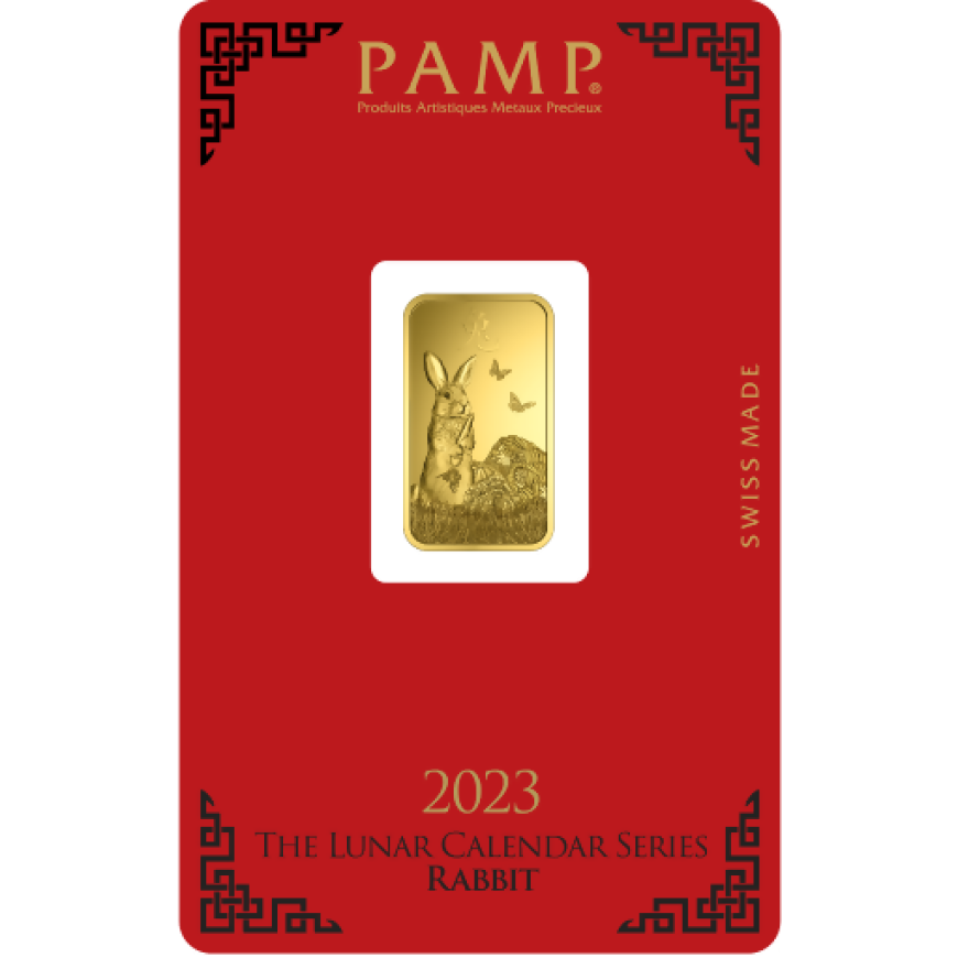 PAMP SUISSE | LUNAR 2023 | YEAR OF THE RABBIT | 5G GOLD 999.9