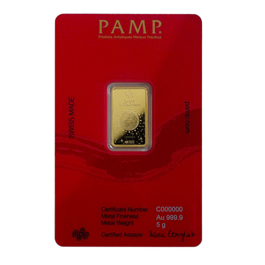 PAMP SUISSE-LUNAR 2024 YEAR OF THE DRAGON 5G GOLD 999.9