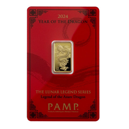 PAMP SUISSE | LUNAR 2024 | YEAR OF THE DRAGON | 5G GOLD 999.9