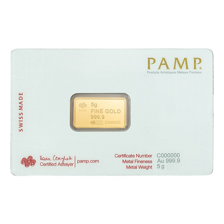 PAMP SUISSE | AMERICA THE FREE BALD EAGLE | 5G GOLD 999.9