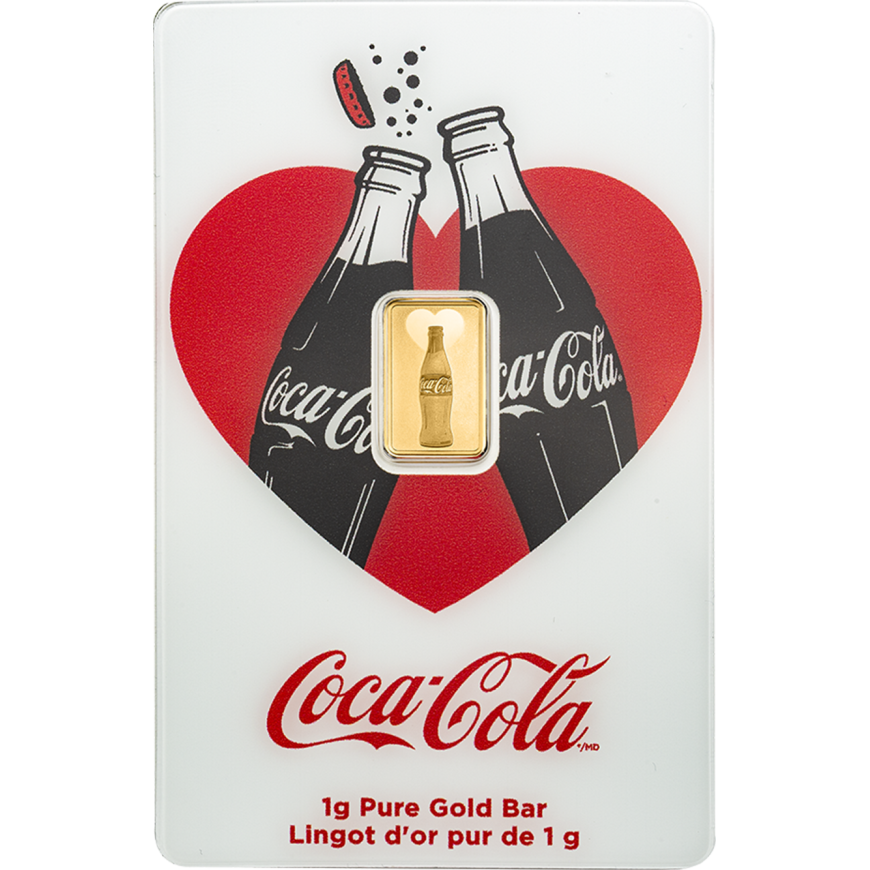 PAMP SUISSE | COCA COLA LOVE | 1G GOLD 999.9