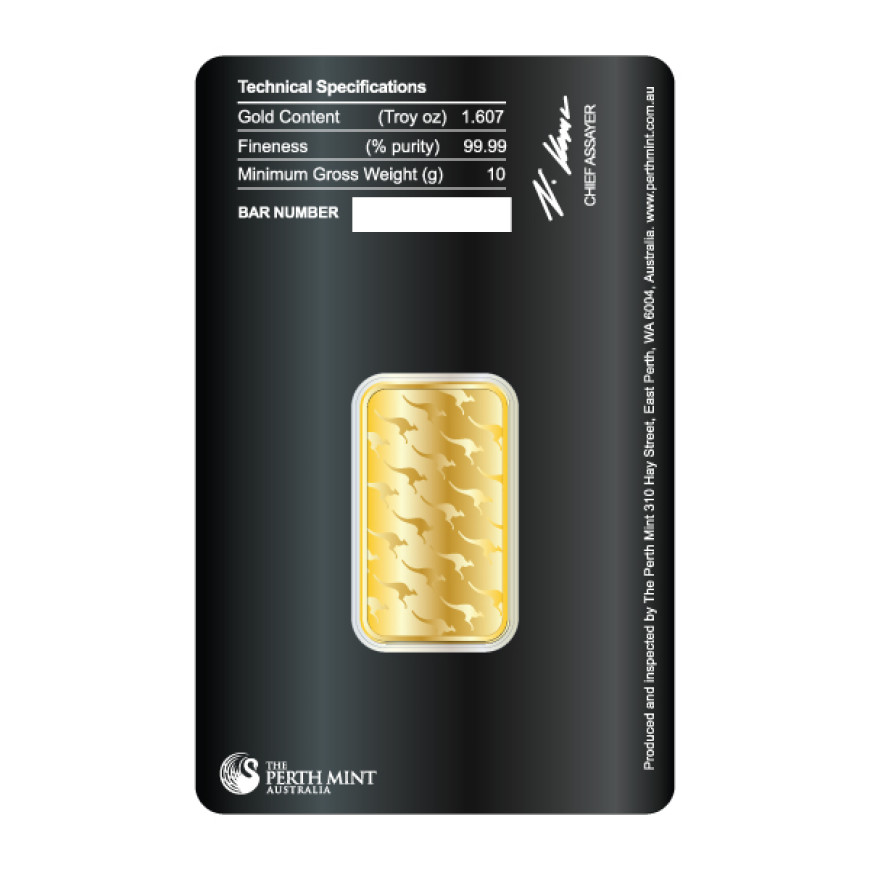 PERTH MINT | OLD VERSION (BLACK CERT.) | 10G GOLD 999.9