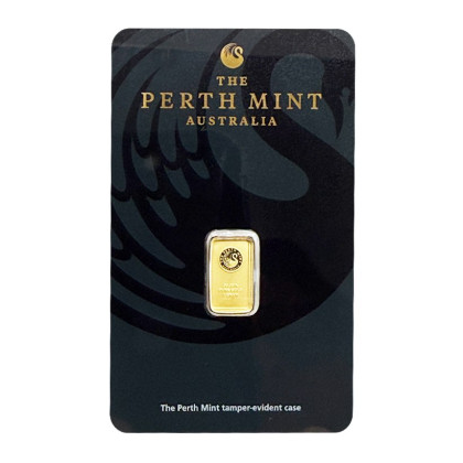PERTH MINT | OLD VERSION (BLACK CERT.) | 1G GOLD 999.9