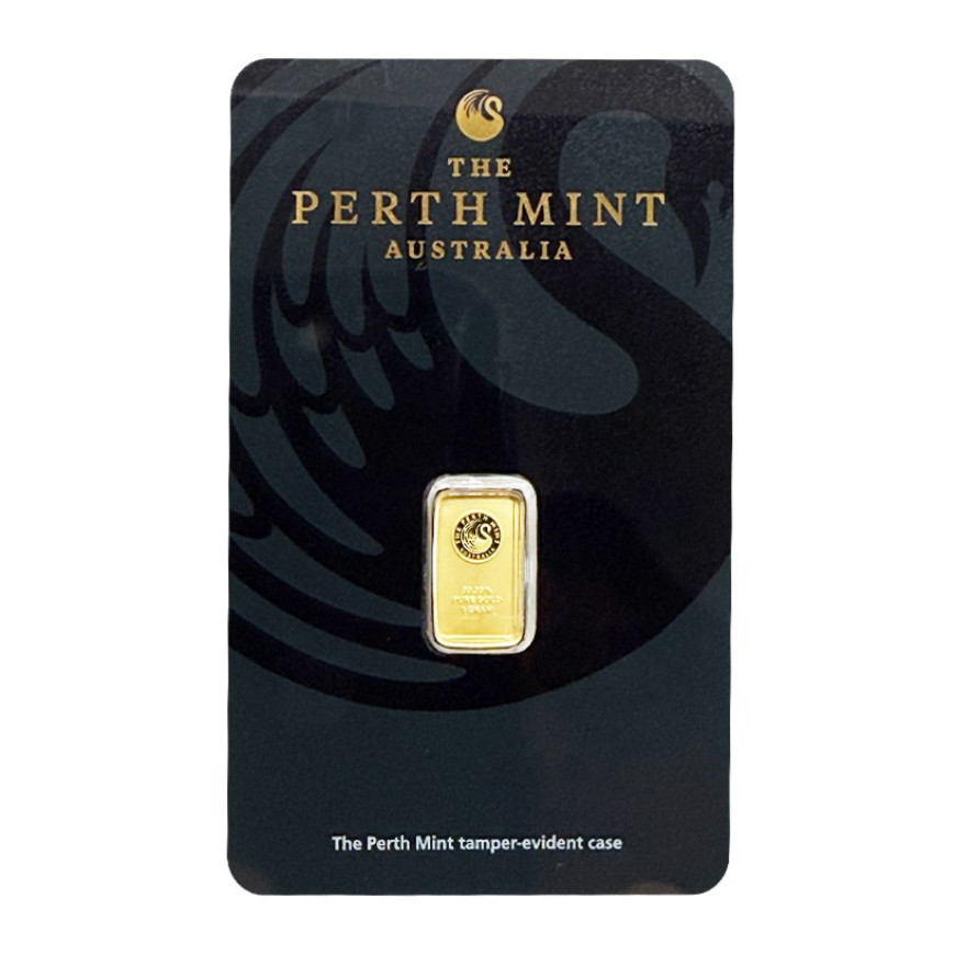 PERTH MINT | OLD VERSION (BLACK CERT.) | 1G GOLD 999.9